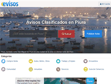 Tablet Screenshot of piura.evisos.com.pe