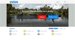 Desktop Screenshot of loreto.evisos.com.pe