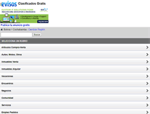 Tablet Screenshot of cochabamba.evisos.net
