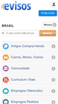 Mobile Screenshot of manaus.evisos.com.br