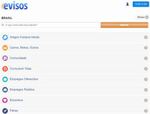 Tablet Screenshot of manaus.evisos.com.br