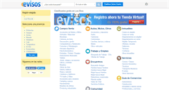 Desktop Screenshot of losrios.evisos.ec