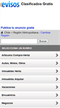 Mobile Screenshot of metropolitana.evisos.net