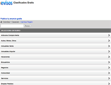 Tablet Screenshot of casanare.evisos.net