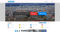 Desktop Screenshot of cajamarca.evisos.com.pe