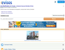 Tablet Screenshot of evisos.com.do