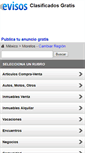 Mobile Screenshot of morelos.evisos.net