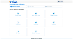 Desktop Screenshot of post.evisos.com.sv