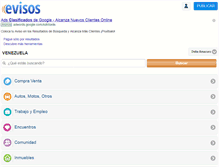 Tablet Screenshot of deltaamacuro.evisos.com.ve