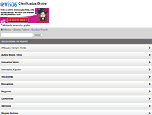 Tablet Screenshot of distritofederal.evisos.net