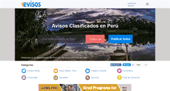 Desktop Screenshot of evisos.com.pe