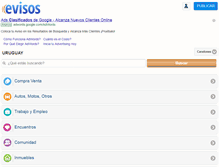 Tablet Screenshot of canelones.evisos.com.uy