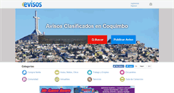 Desktop Screenshot of coquimbo.evisos.cl