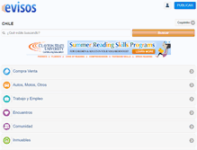 Tablet Screenshot of coquimbo.evisos.cl