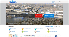 Desktop Screenshot of callao.evisos.com.pe