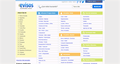 Desktop Screenshot of loslagos.evisos.net